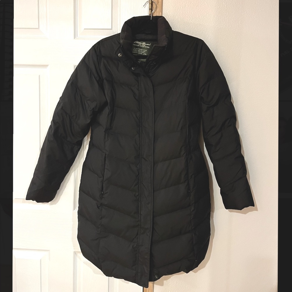 EDDIE BAUER~Medium Quilted Goose Down coat